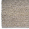 Nourison Natural Jute NJT01 Grey Area Rug Corner Image