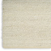 Nourison Natural Jute NJT01 Ivory Area Rug Corner Image