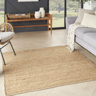 Nourison Natural Jute NJT01 Area Rug Corner Image