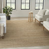 Nourison Natural Jute NJT01 Area Rug Corner Image