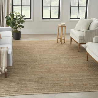 Nourison Natural Jute NJT01 Area Rug Corner Image
