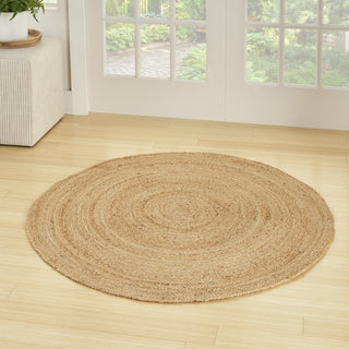 Nourison Natural Jute NJT03 Area Rug Corner Image