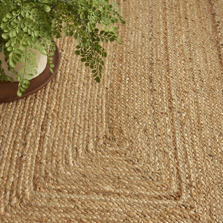 Nourison Natural Jute NJT03 Area Rug Corner Image