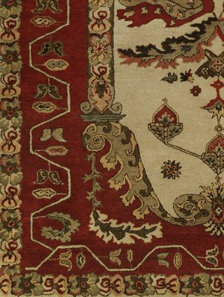 Kalaty Newport Mansions NM-067 Sand/Red Area Rug