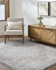 Livabliss Nomadic NMC-2325 Light Slate Area Rug Room Scene