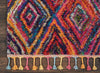 Nourison Nomad NMD01 Red Multicolor Area Rug Detail Image
