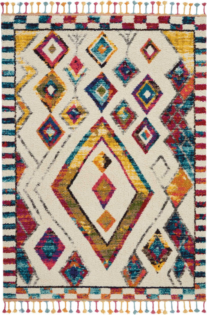 Nourison Nomad NMD02 Ivory Multicolor Area Rug main image