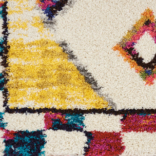 Nourison Nomad NMD02 Ivory Multicolor Area Rug Swatch Image