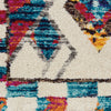 Nourison Nomad NMD02 Ivory Multicolor Area Rug Swatch Image