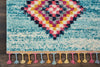 Nourison Nomad NMD04 Aqua Area Rug Detail Image