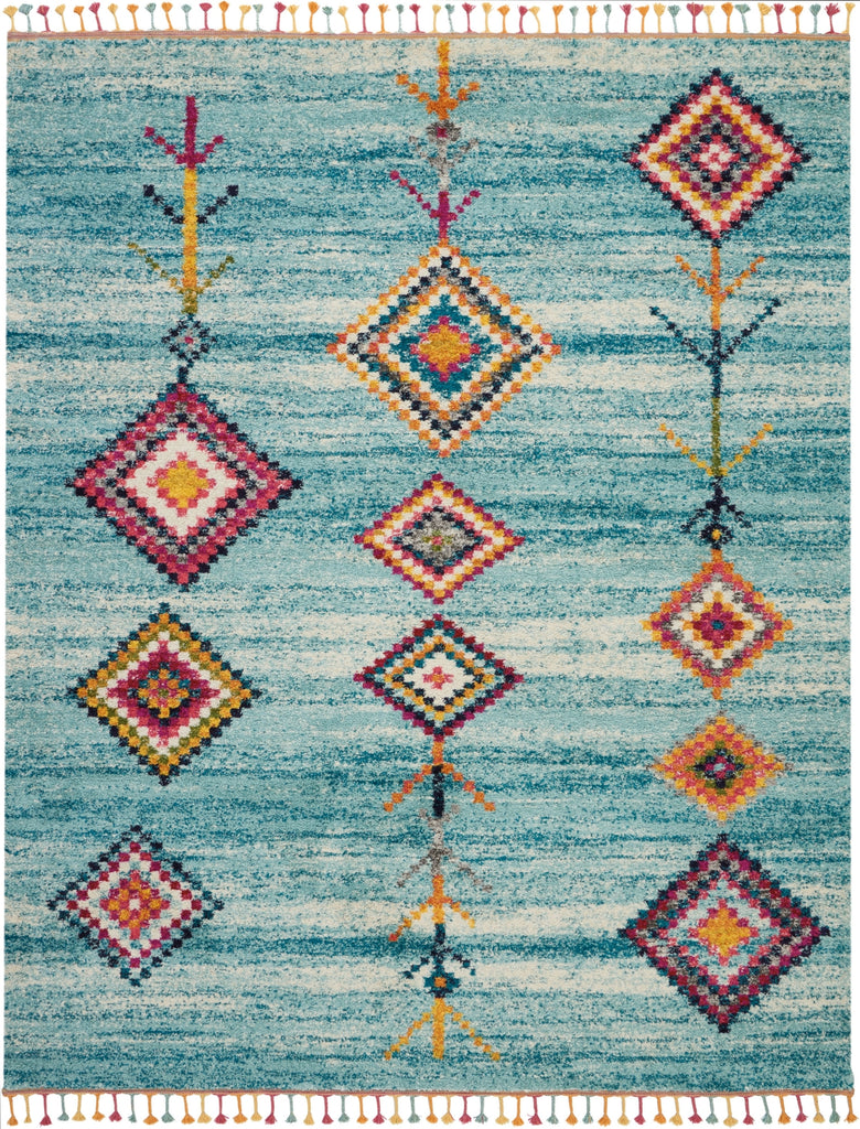 Nourison Nomad NMD04 Aqua Area Rug main image