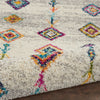 Nourison Nomad NMD04 Cream Grey Area Rug Corner Image