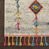 Nourison Nomad NMD04 Cream Grey Area Rug Detail Image