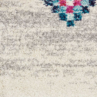 Nourison Nomad NMD04 Cream Grey Area Rug Swatch Image