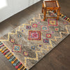 Nourison Nomad NMD05 Grey Area Rug Corner Image