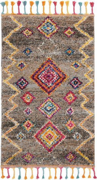 Nourison Nomad NMD05 Grey Area Rug main image