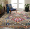 Nourison Nomad NMD05 Grey Area Rug Corner Image