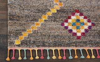 Nourison Nomad NMD05 Grey Area Rug Detail Image