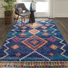 Nourison Nomad NMD05 Navy Area Rug Corner Image