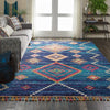 Nourison Nomad NMD05 Navy Area Rug Corner Image