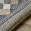 LR Home Nimroz 81984 Tan/Black/Blue/Gray/White Area Rug Detail Image
