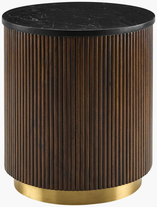 Surya Nems NMS-004 Black / Dark Brown Furniture main image
