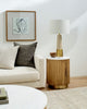 Surya Nems NMS-003 White / Brown Furniture Style Shot