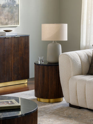 Surya Nems NMS-004 Black / Dark Brown Furniture Style Shot