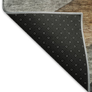 Dalyn Neo NO1 Khaki Machine Washable Area Rug Backing Image