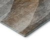 Dalyn Neo NO1 Khaki Machine Washable Area Rug Corner Image