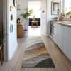 Dalyn Neo NO1 Khaki Machine Washable Area Rug Runner Lifestyle Image Feature