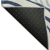 Dalyn Neo NO10 Blue Machine Washable Area Rug Backing Image