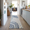 Dalyn Neo NO10 Blue Machine Washable Area Rug Runner Lifestyle Image Feature