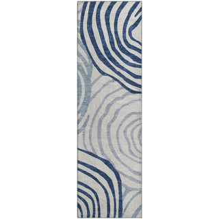 Dalyn Neo NO10 Blue Machine Washable Area Rug Runner Main Image