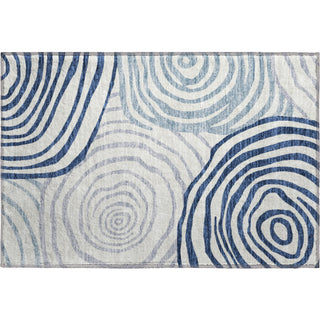 Dalyn Neo NO10 Blue Machine Washable Area Rug Scatter Main Image