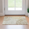 Dalyn Neo NO10 Gold Machine Washable Area Rug Scatter Lifestyle Image Feature