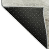 Dalyn Neo NO11 Silver Machine Washable Area Rug Backing Image