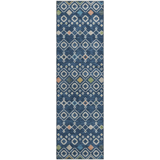 Dalyn Neo NO12 Navy Machine Washable Area Rug Runner Main Image