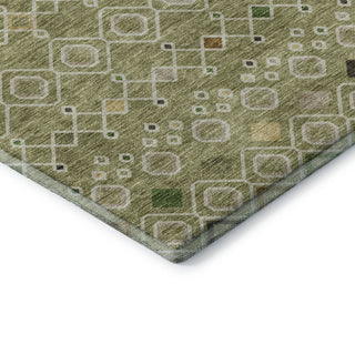 Dalyn Neo NO12 Sage Machine Washable Area Rug Corner Image