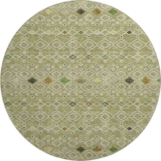 Dalyn Neo NO12 Sage Machine Washable Area Rug Round Main Image