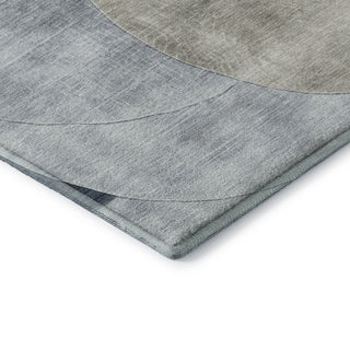 Dalyn Neo NO13 Sky Machine Washable Area Rug Corner Image