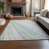 Dalyn Neo NO14 Ivory Machine Washable Area Rug Lifestyle Image Feature