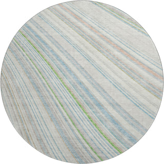 Dalyn Neo NO14 Ivory Machine Washable Area Rug Round Main Image