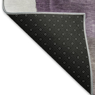 Dalyn Neo NO15 Eggplant Machine Washable Area Rug Backing Image
