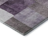 Dalyn Neo NO15 Eggplant Machine Washable Area Rug Corner Image