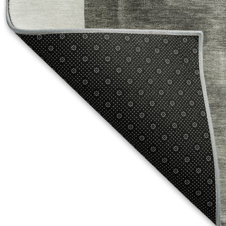 Dalyn Neo NO15 Pewter Machine Washable Area Rug Backing Image