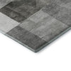 Dalyn Neo NO15 Pewter Machine Washable Area Rug Corner Image