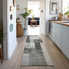 Dalyn Neo NO15 Pewter Machine Washable Area Rug Runner Lifestyle Image Feature