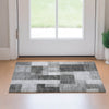Dalyn Neo NO15 Pewter Machine Washable Area Rug Scatter Lifestyle Image Feature