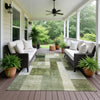 Dalyn Neo NO15 Sage Machine Washable Area Rug Outdoor Lifestyle Image Feature